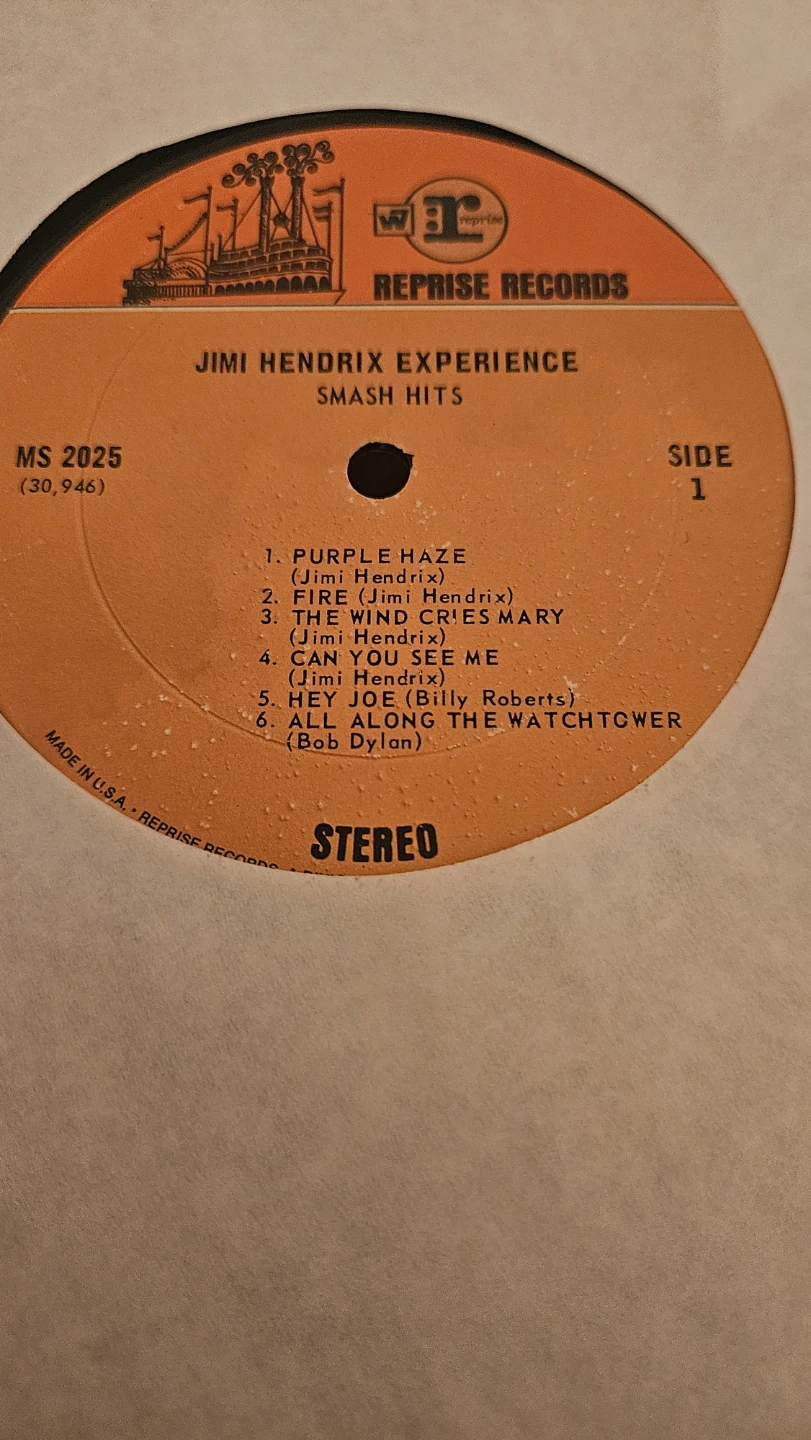 Jimi Hendrix Experience Smash Hits Vinyl Record - photo 2