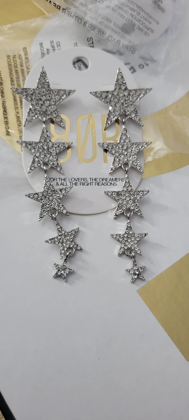 New 8 other reasons  Star Dangle Earrings - photo 3