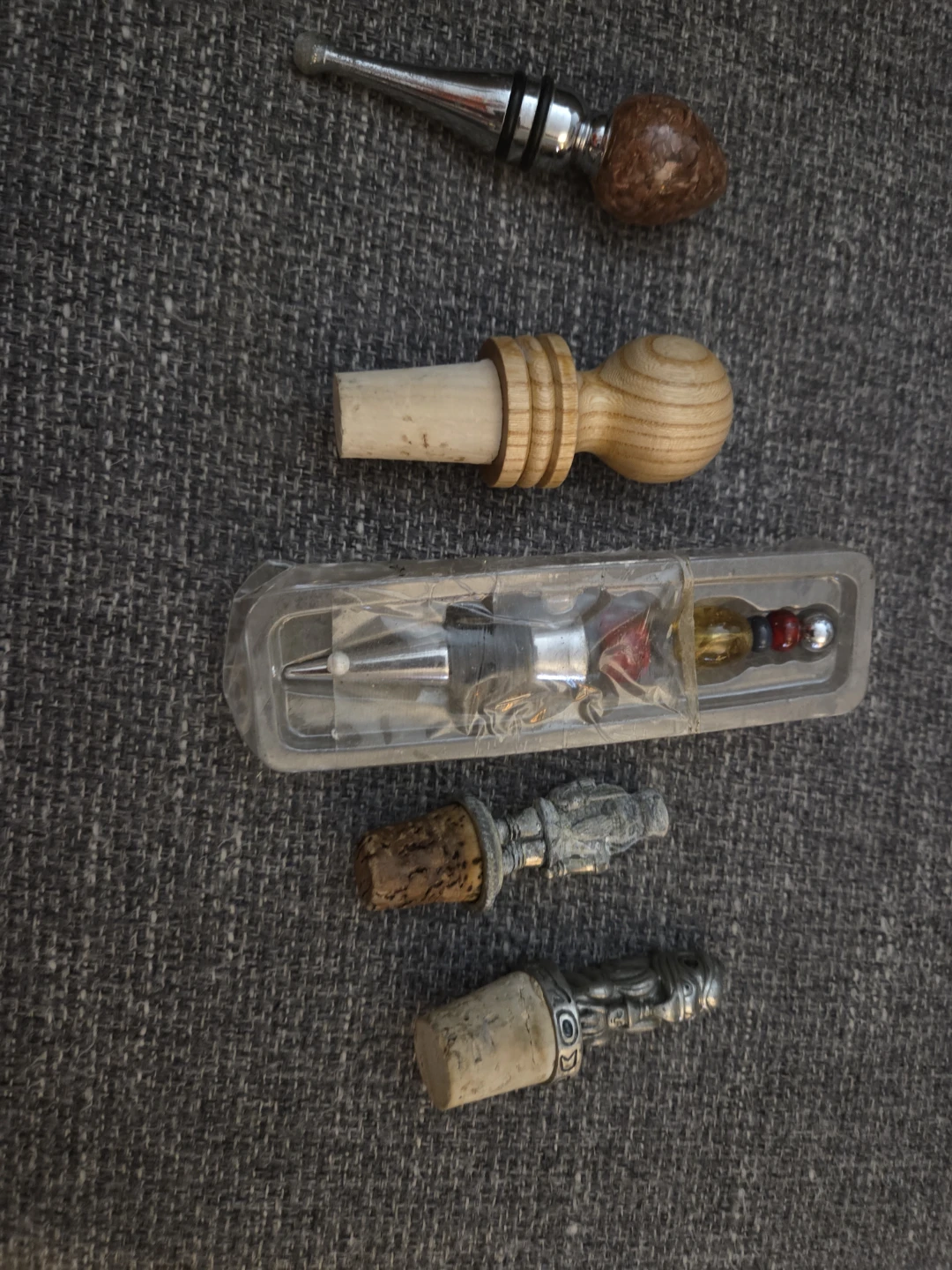#Cleanout Assorted Decorative Wine Bottle Stoppers