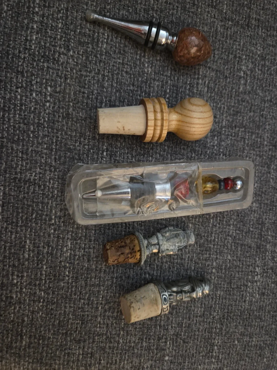 Assorted Decorative Wine Bottle Stoppers