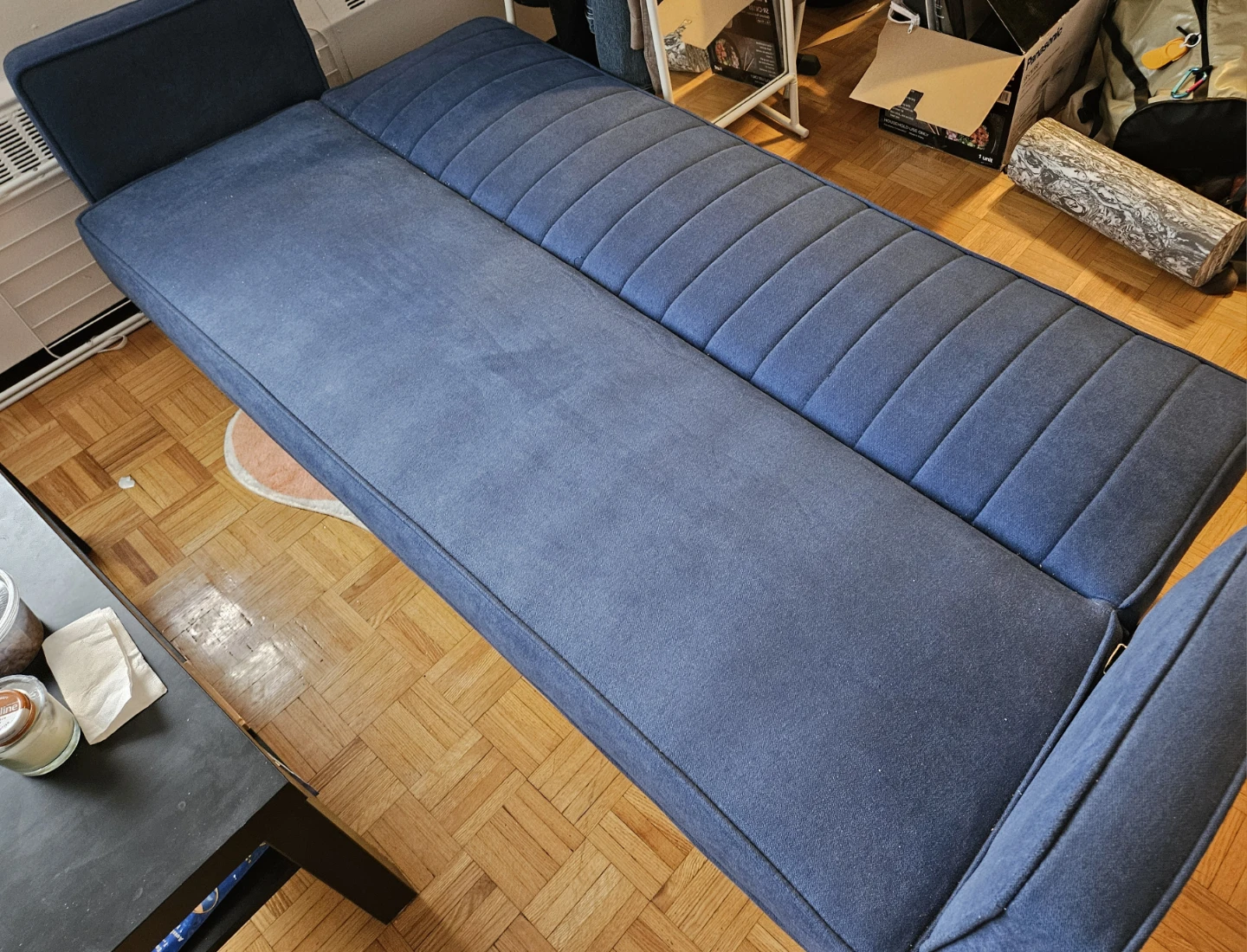 Structube Emitt Sofa Bed (Futon, Sofa, Loveseat) - Blue - photo 2