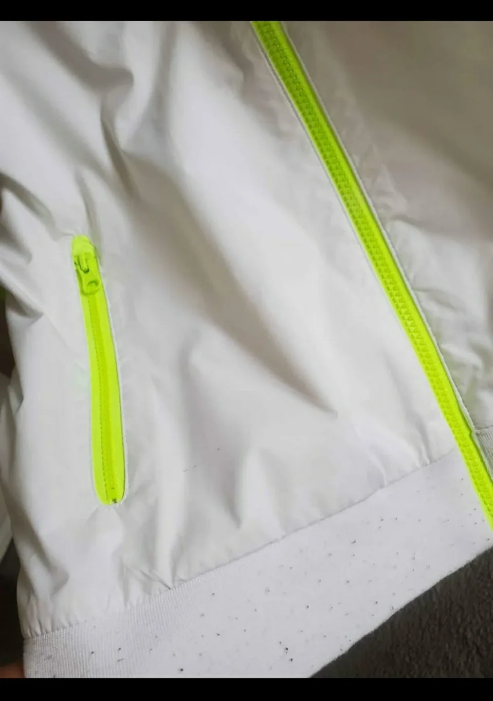 Nike Windrunner Jacket - Black, White & Neon Green - Large image indicator(8)