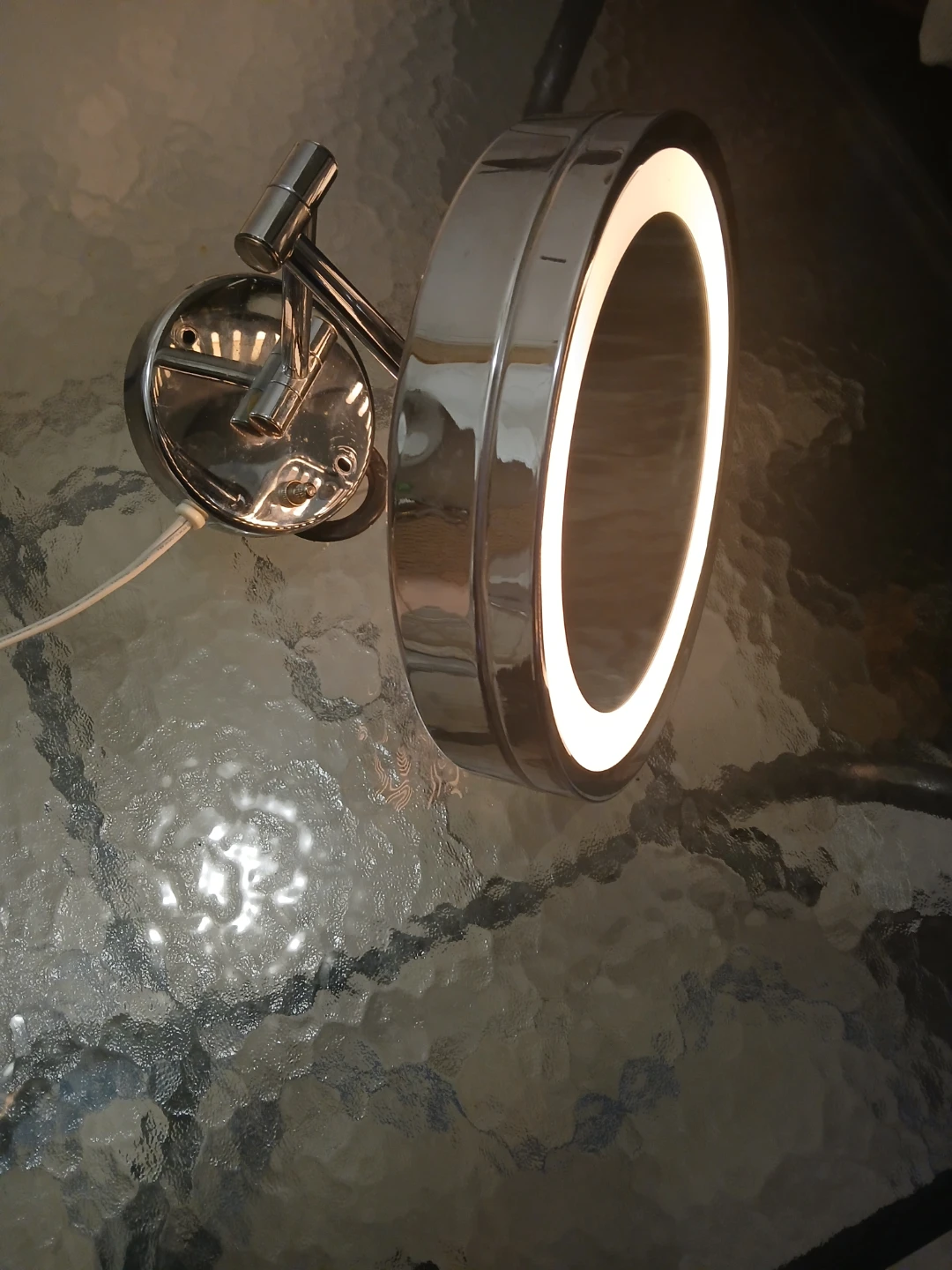 Chrome LED Vanity Makeup Mirror