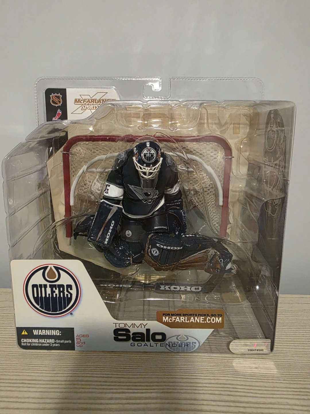 McFarlane Tommy Salo Oilers Goaltenders NHL Series 4 Figure