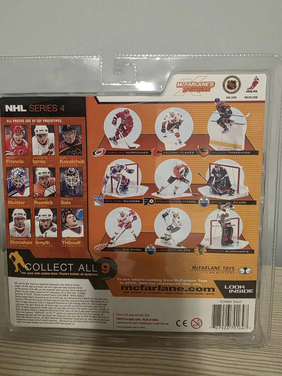McFarlane Tommy Salo Oilers Goaltenders NHL Series 4 Figure - photo 2