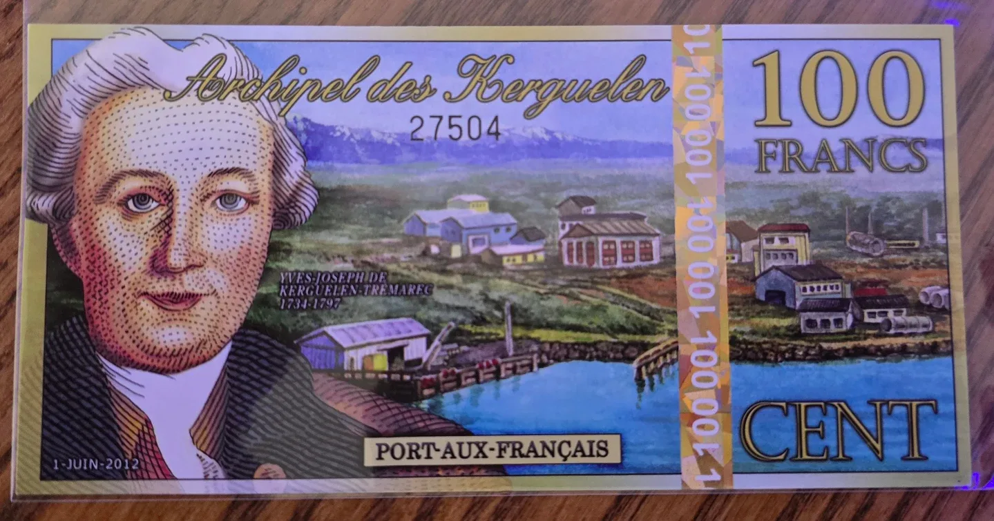 Archipel des Kerguelen 100 Francs Note - fantasy