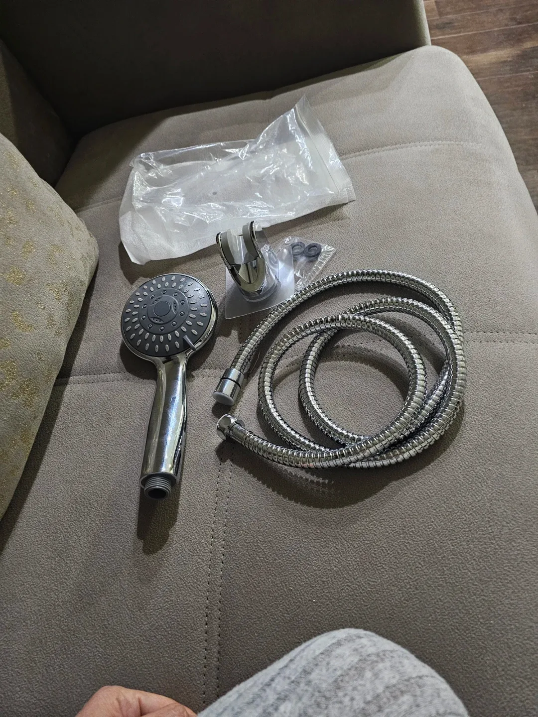 Shower Head with Hose and Mount