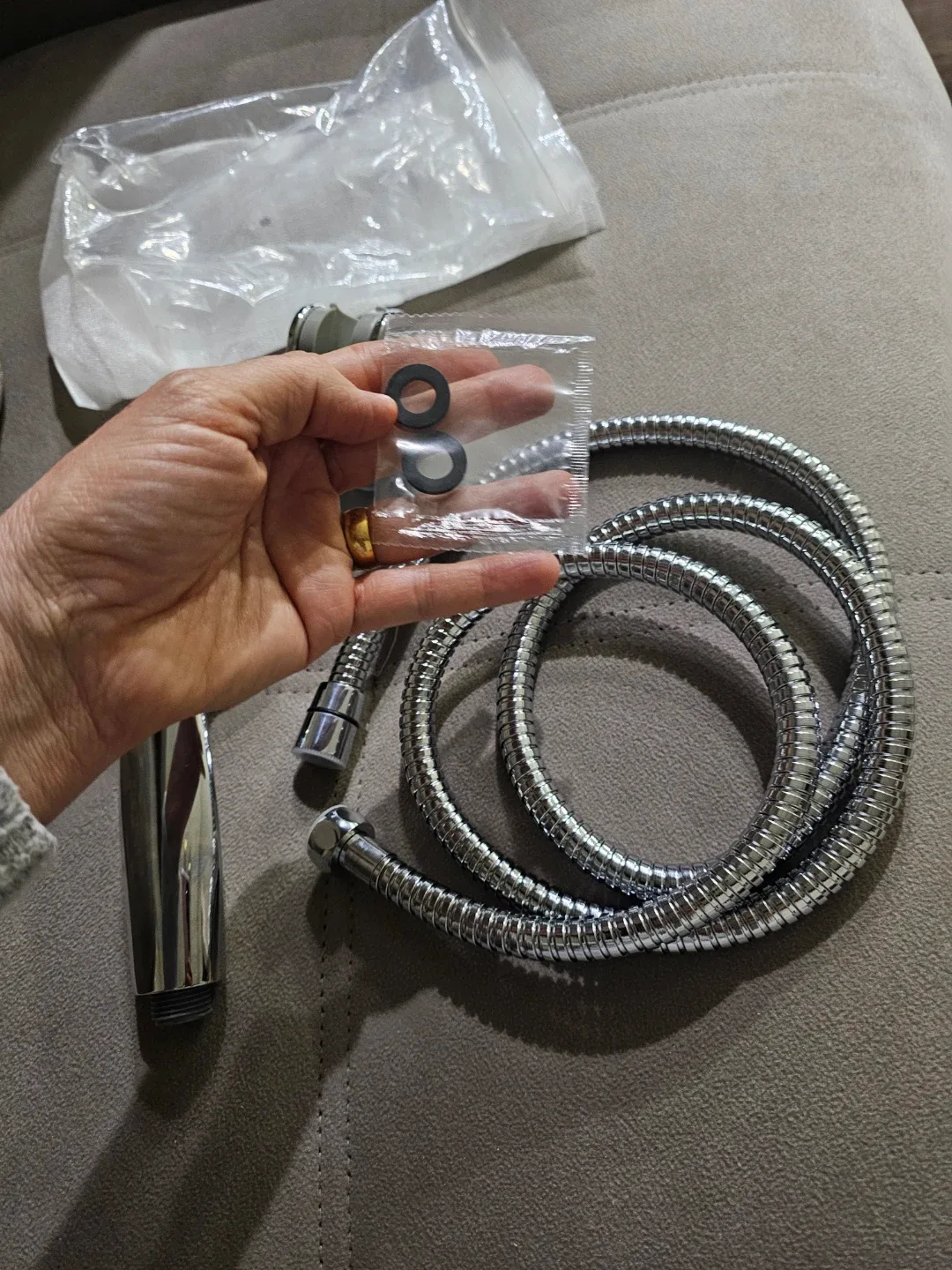 Shower Head with Hose and Mount image indicator(10)