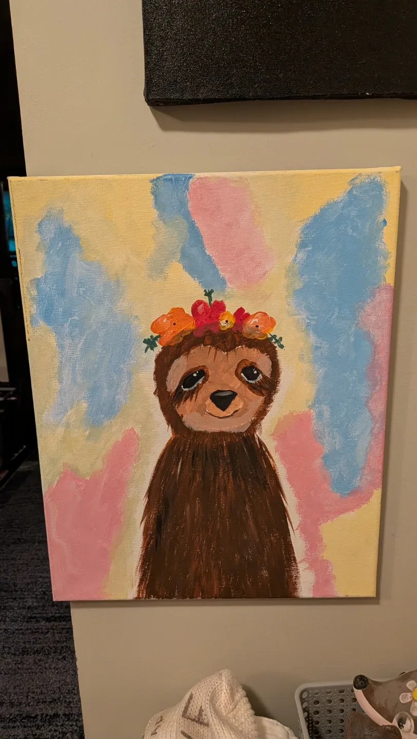 Sloth Painting