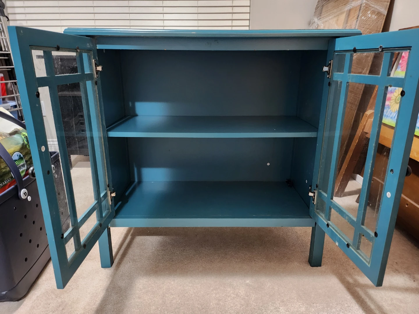 Teal Storage Cabinet - photo 3