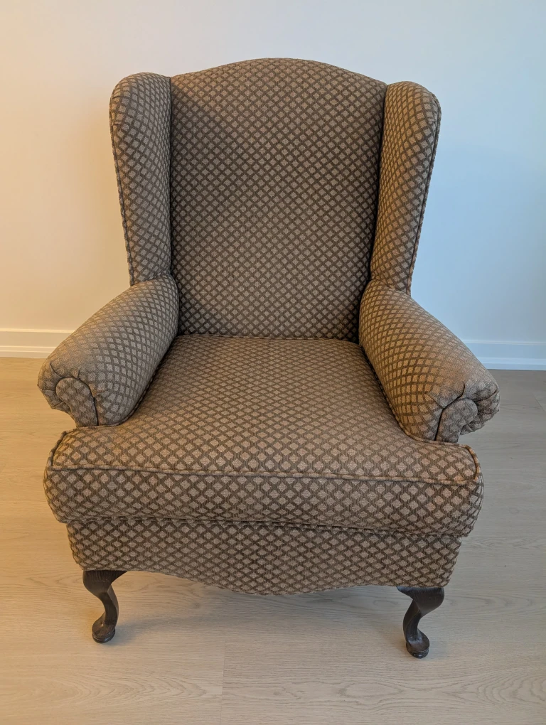 Cozy & Comfortable Wingback Armchair