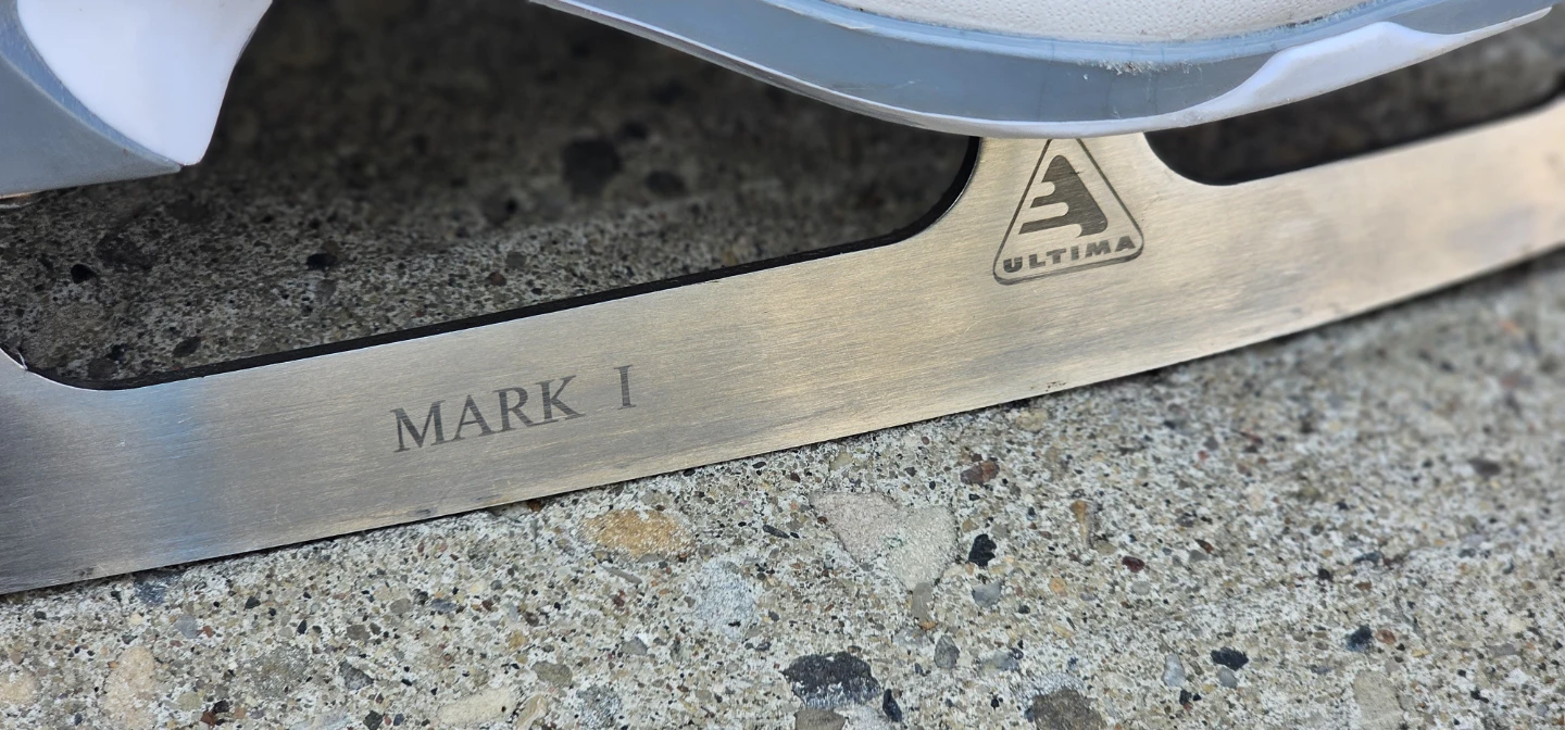 White Figure Skates - Ultima Mark I Blades - photo 4