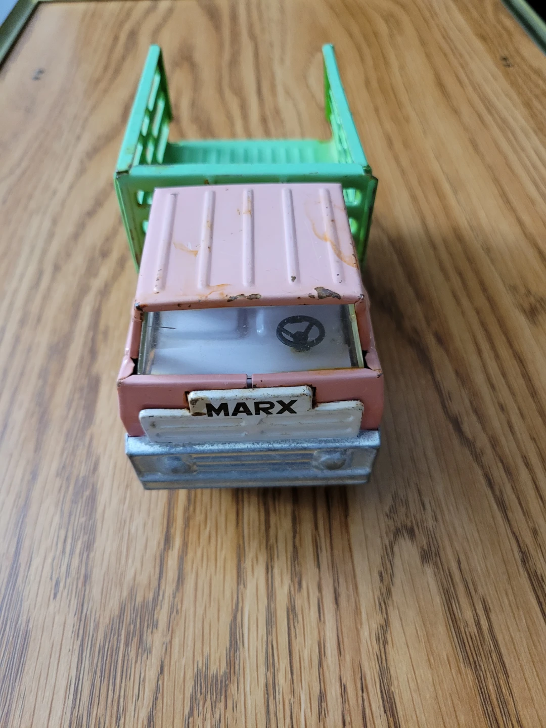 Vintage Marx Stake Utility Truck MCMLXXI 1971 Pressed Steel - photo 4