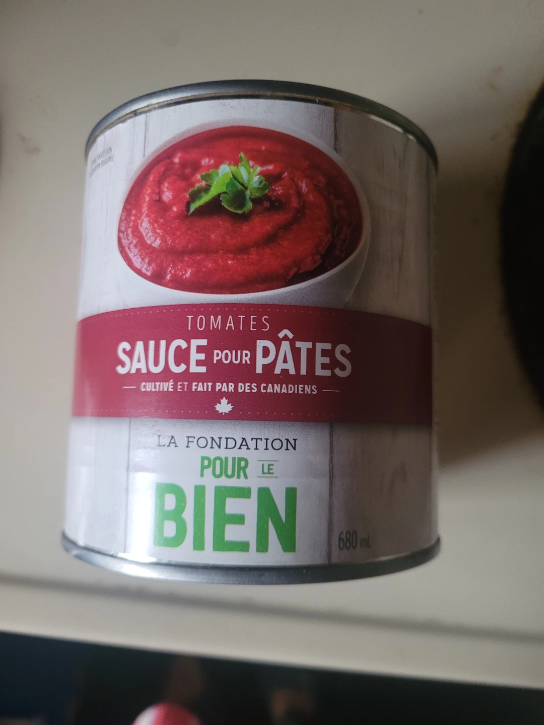#Gifting La Fondation Pour Le Bien Tomates Sauce Pâtes 680ml