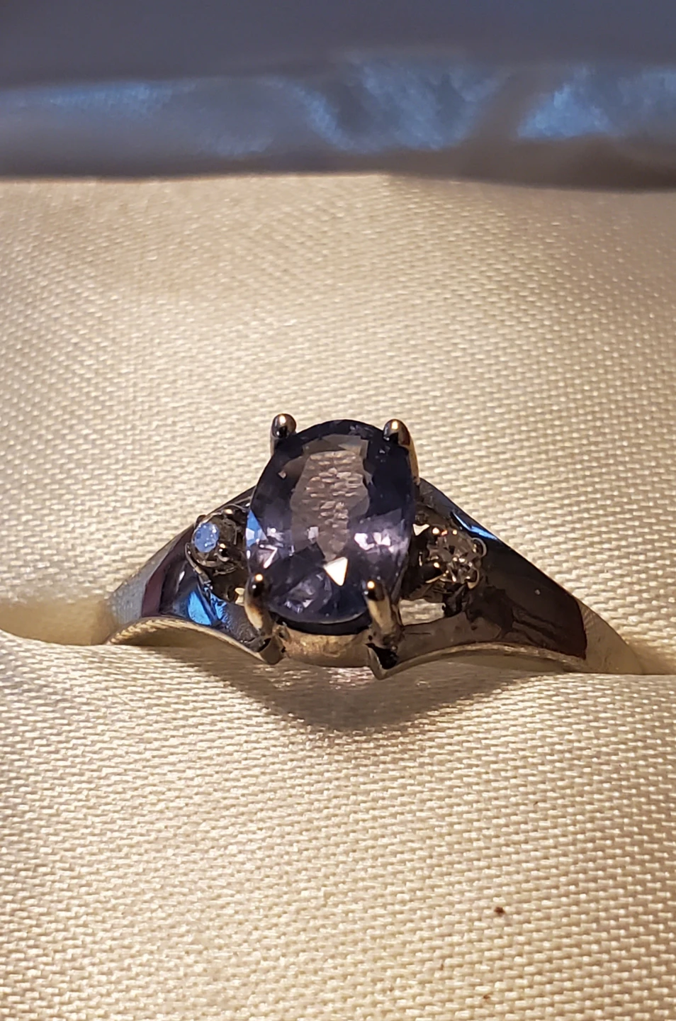 Put a Gold Sapphire and Diamond Ring On It!