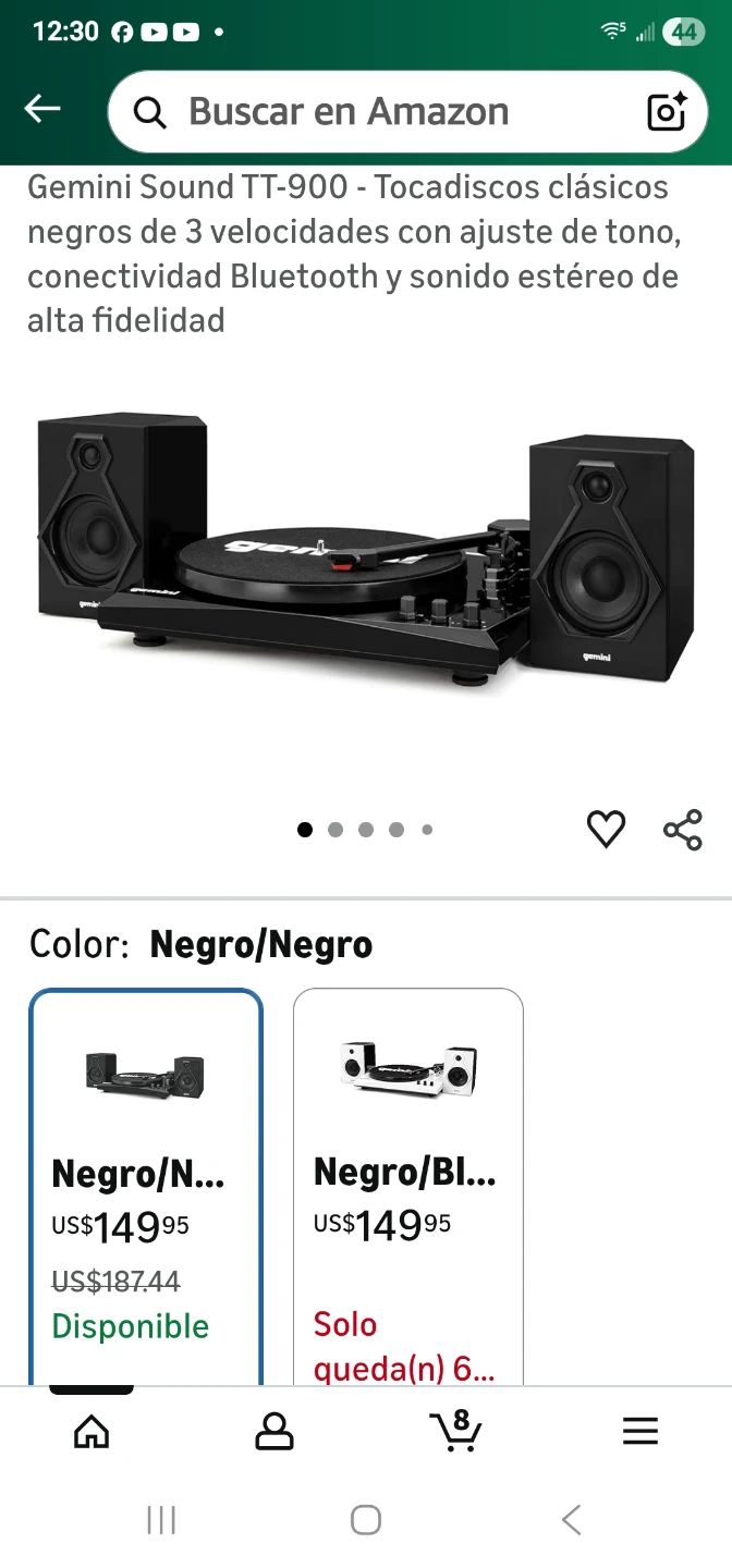 Gemini Sound TT-900 Bluetooth Turntable System