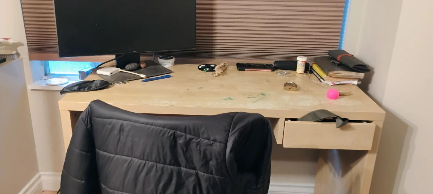 Simple Beige Desk