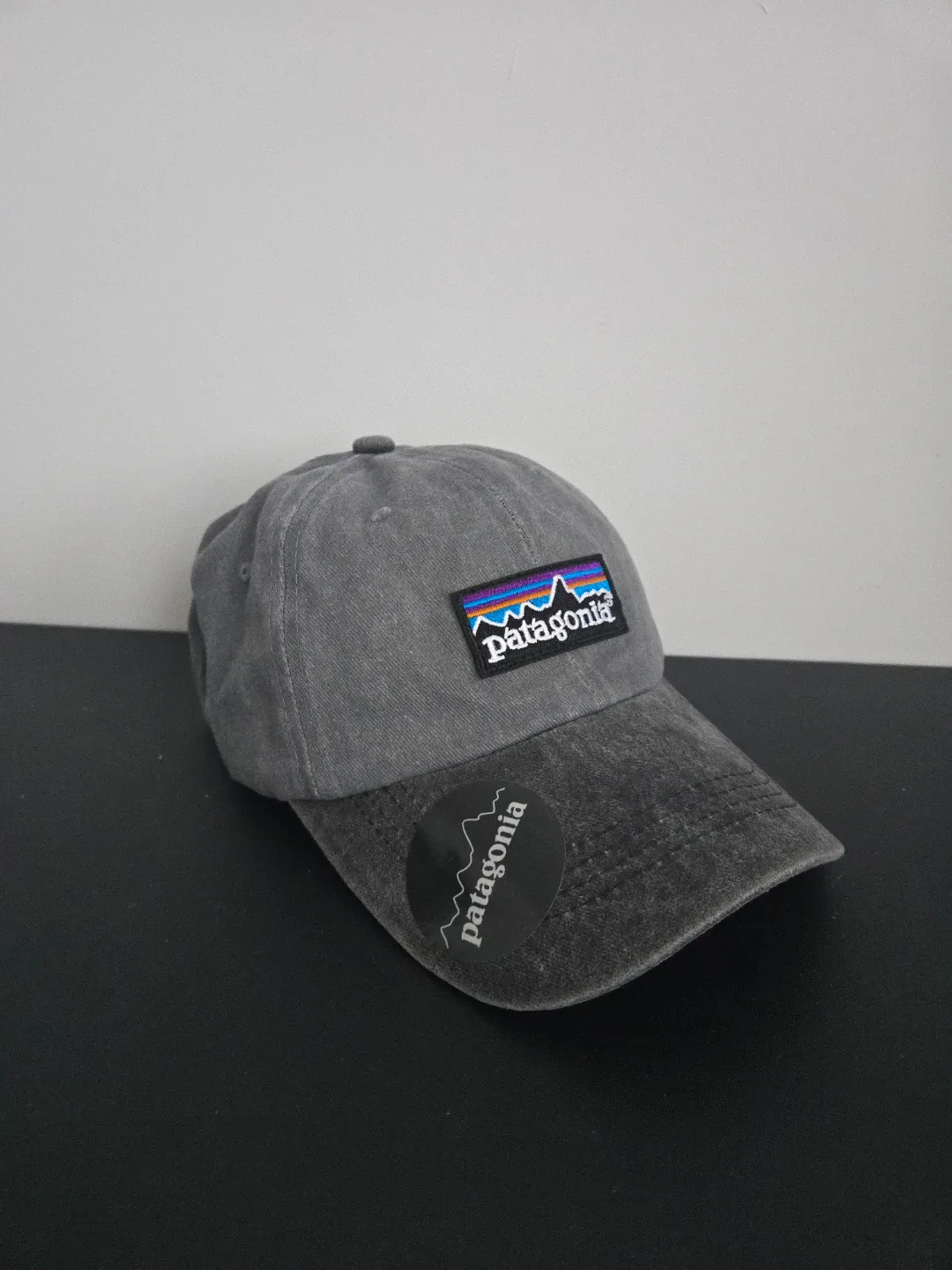 Patagonia Dad Cap – Washed Grey – Made in Italy – New