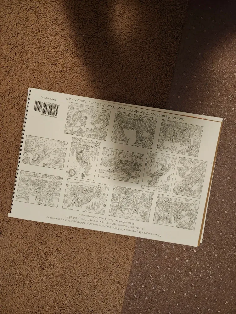 Color Me 2 Adult Colouring Book by P.J. Smart image indicator(7)