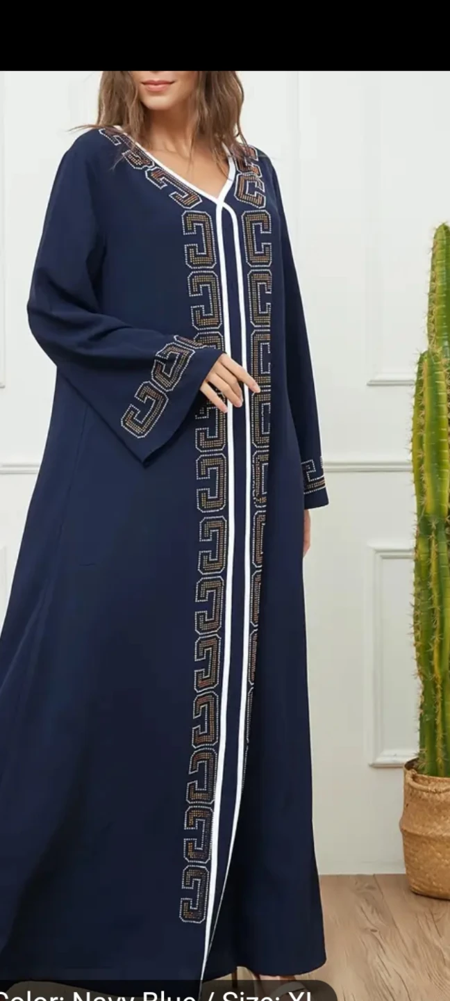 Black Abaya Dress - Size XL - photo 2