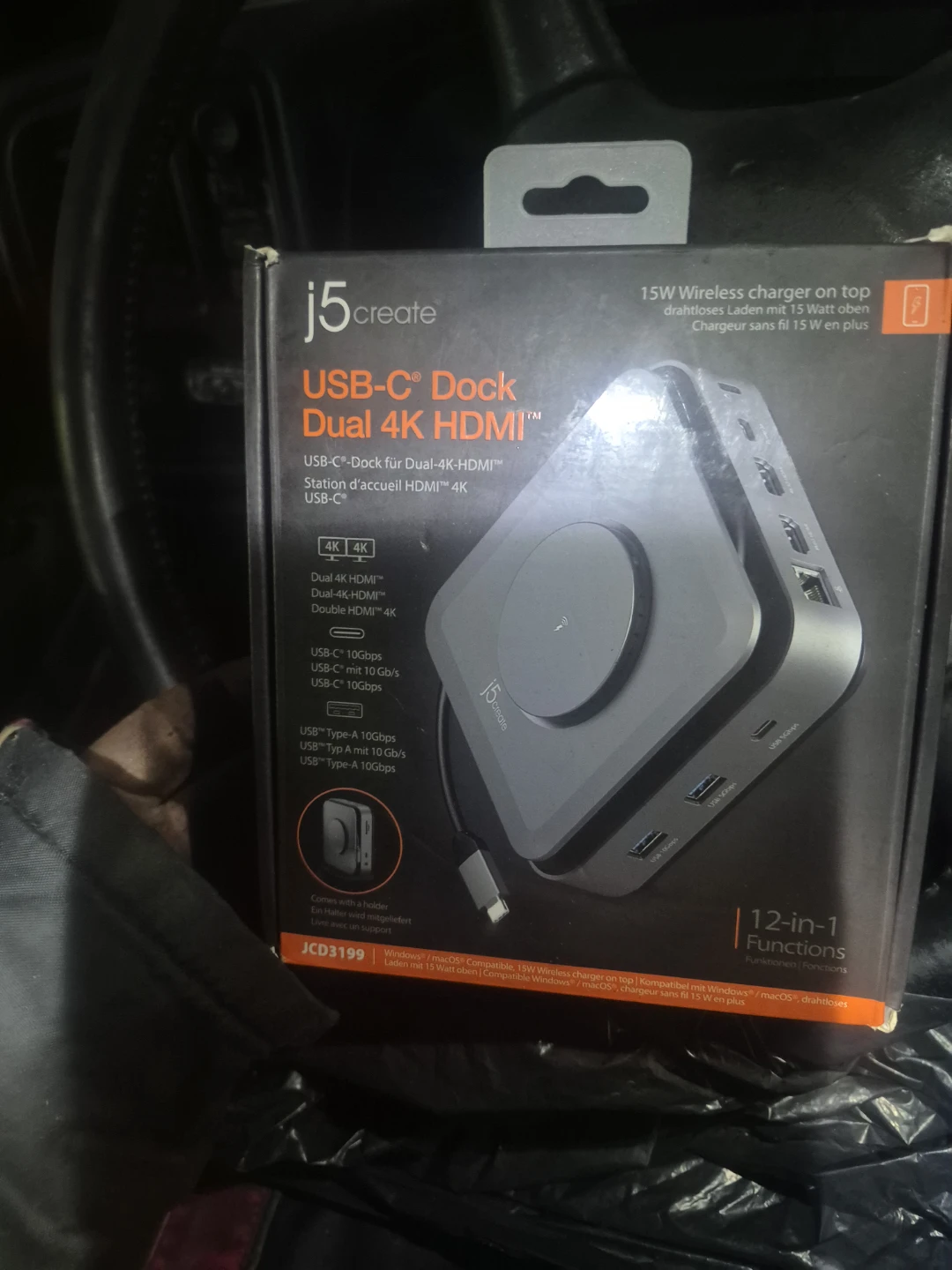 j5create USB-C Dock Dual 4K HDMI JCD3199