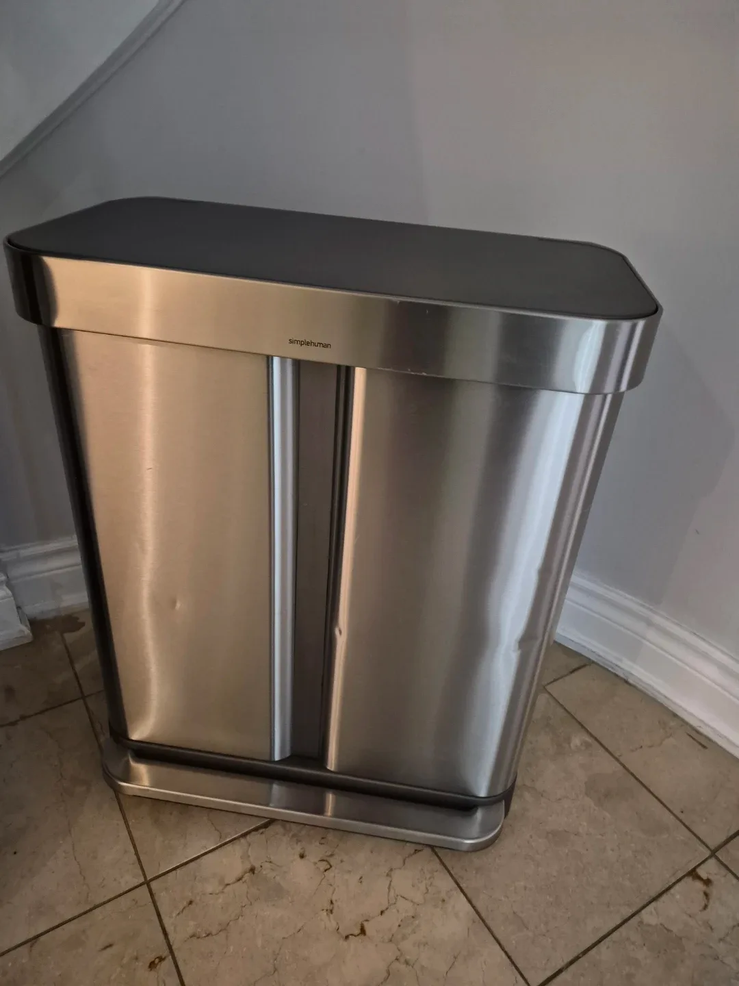 Simplehuman Dual Compartment Trash Can