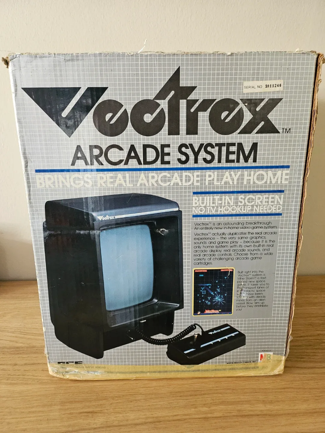 Vectrex Arcade System Game Console w/Box, Manuals, Games, Tested