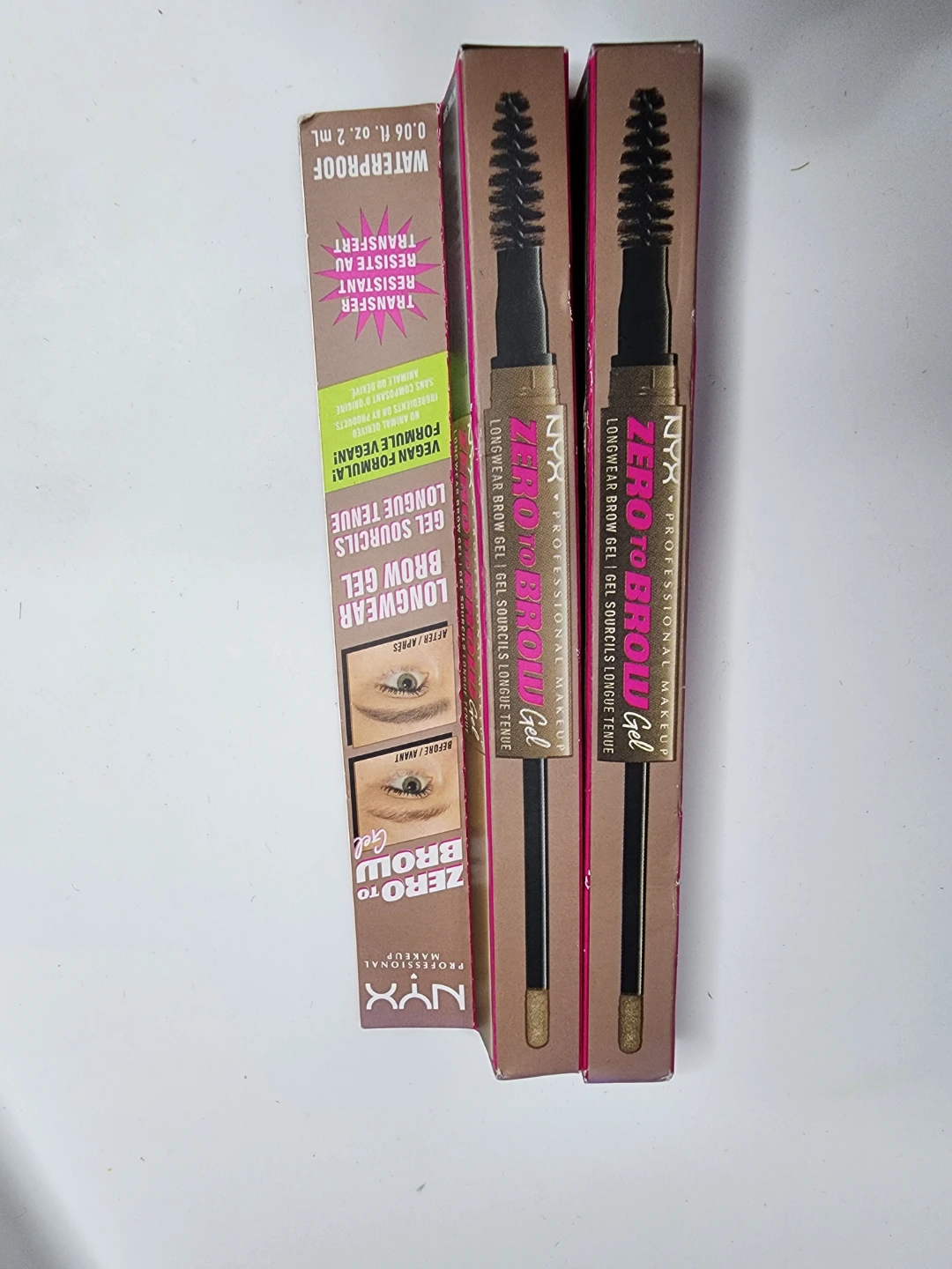 NYX Zero to Brow Taupe & Black