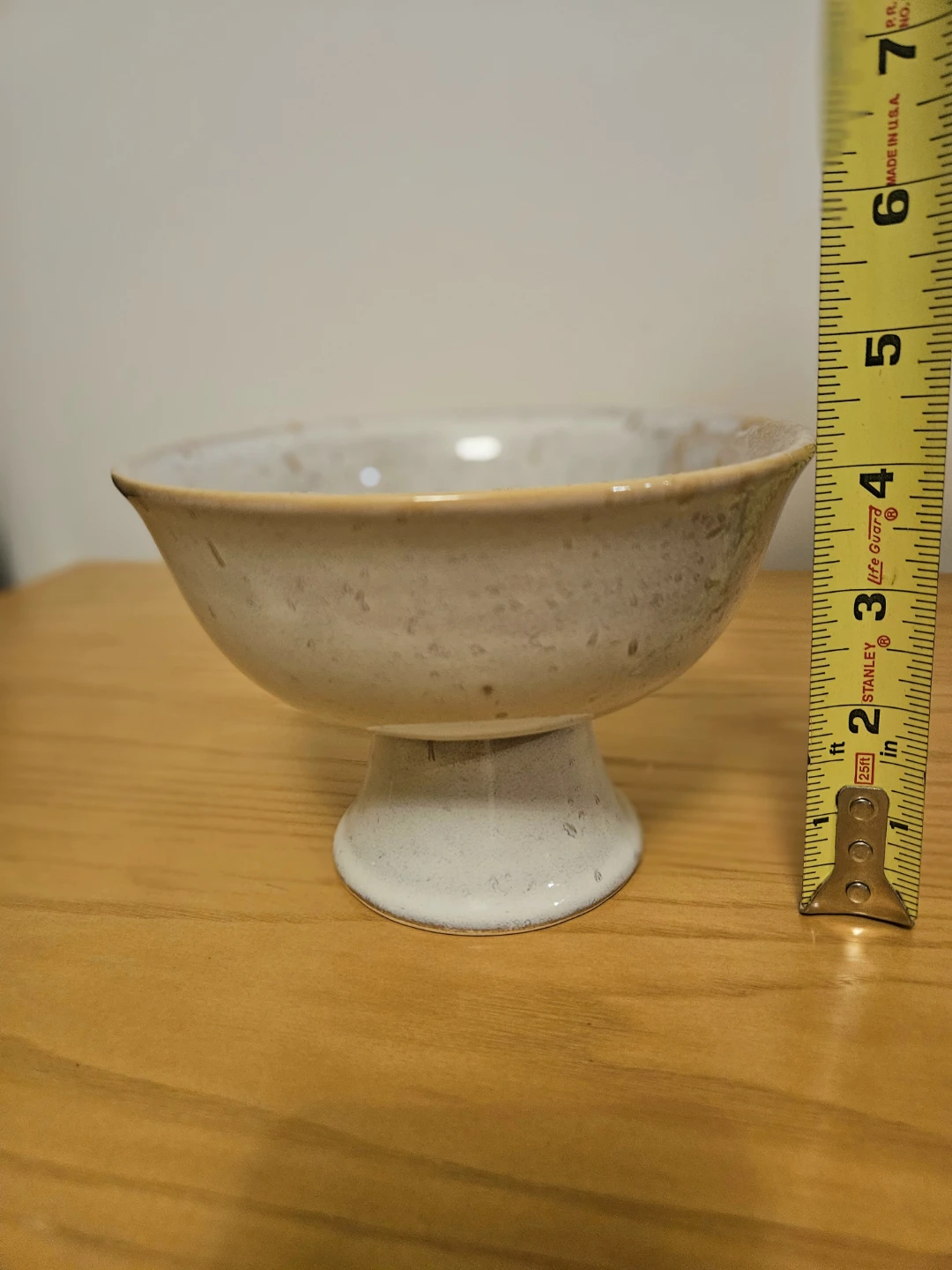 Ceramic Pedestal Bowl - 6 inch diameter - photo 2