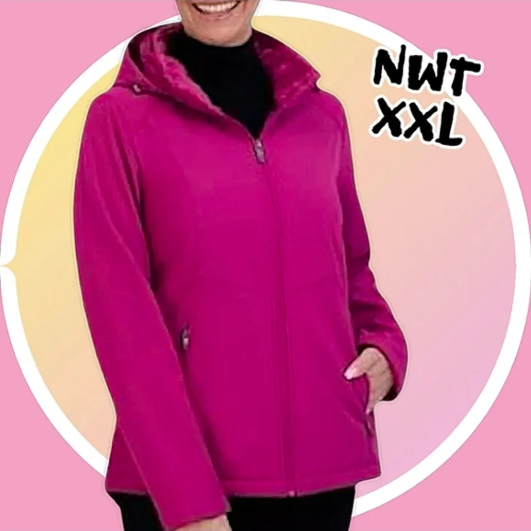 #Cleanout NWT Plush Fleece Lined Weather Resistant Jacket