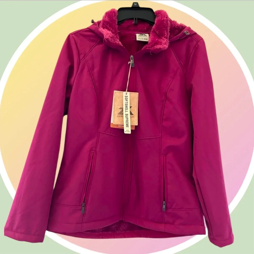 #Cleanout NWT Plush Fleece Lined Weather Resistant Jacket image indicator(3)