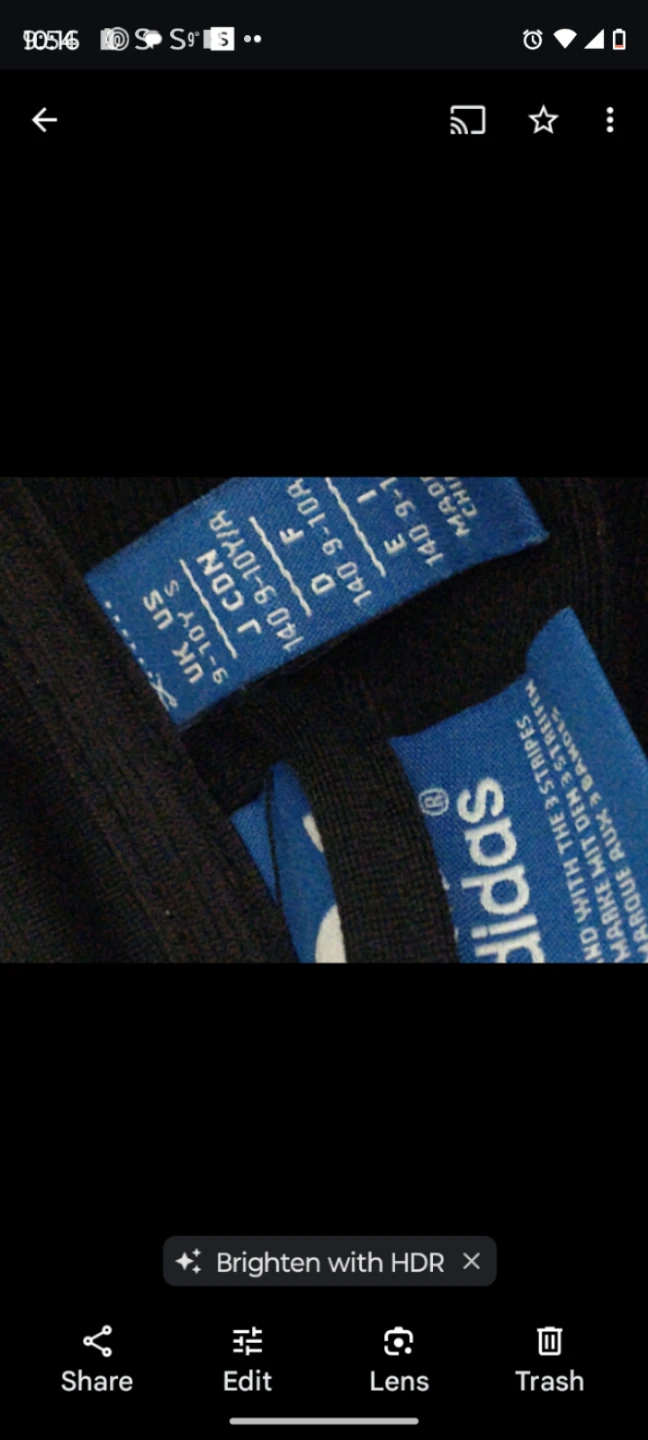 Adidas Tracksuit - Black & Red, Size S - photo 3