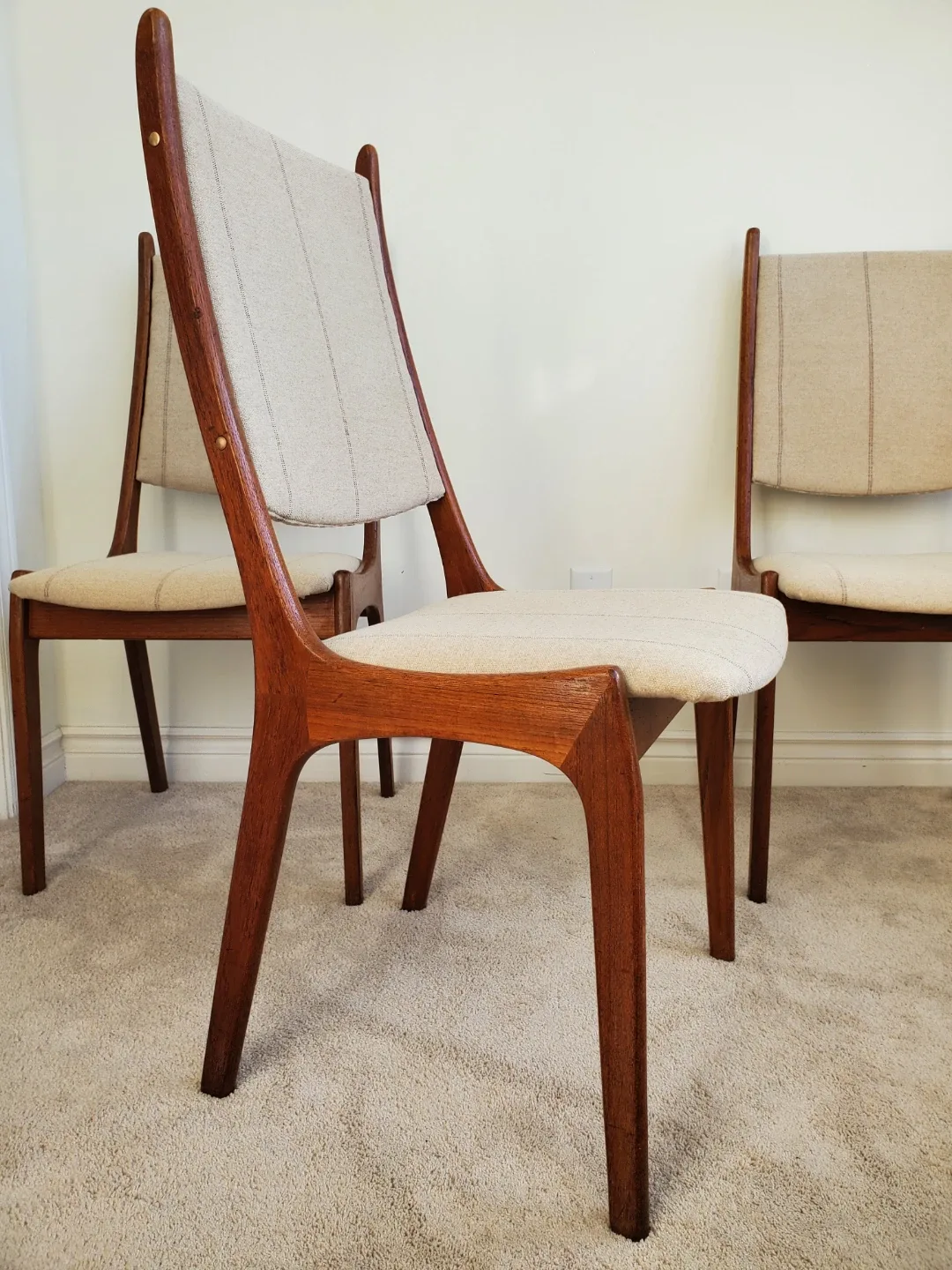 MCM Danish Teak Chairs by Korup Stolefabrik- Set of 5