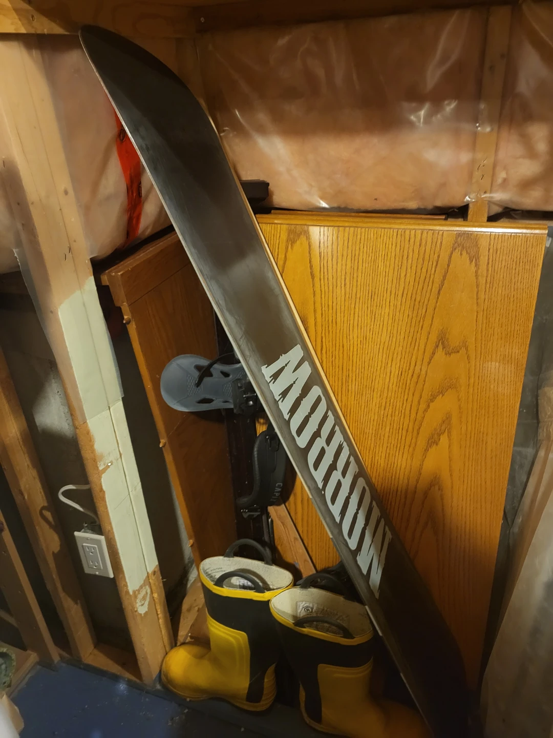 Morrow Snowboard, Boots, and Helmet Set