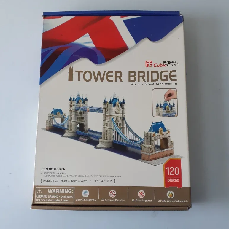NEW~CubicFun Tower Bridge 3D Puzzle