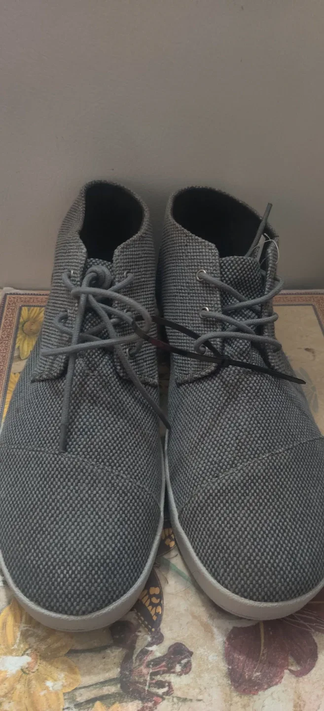 TOMS Grey Shoes - Size 10 mens