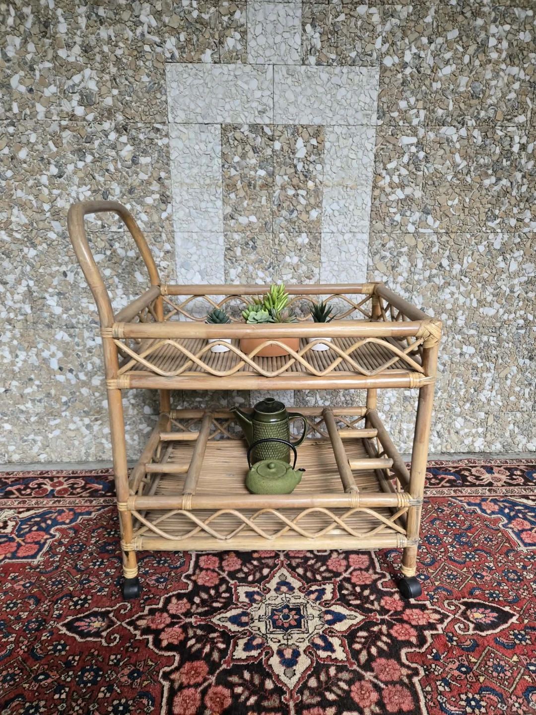 Bamboo Bar Cart - photo 4
