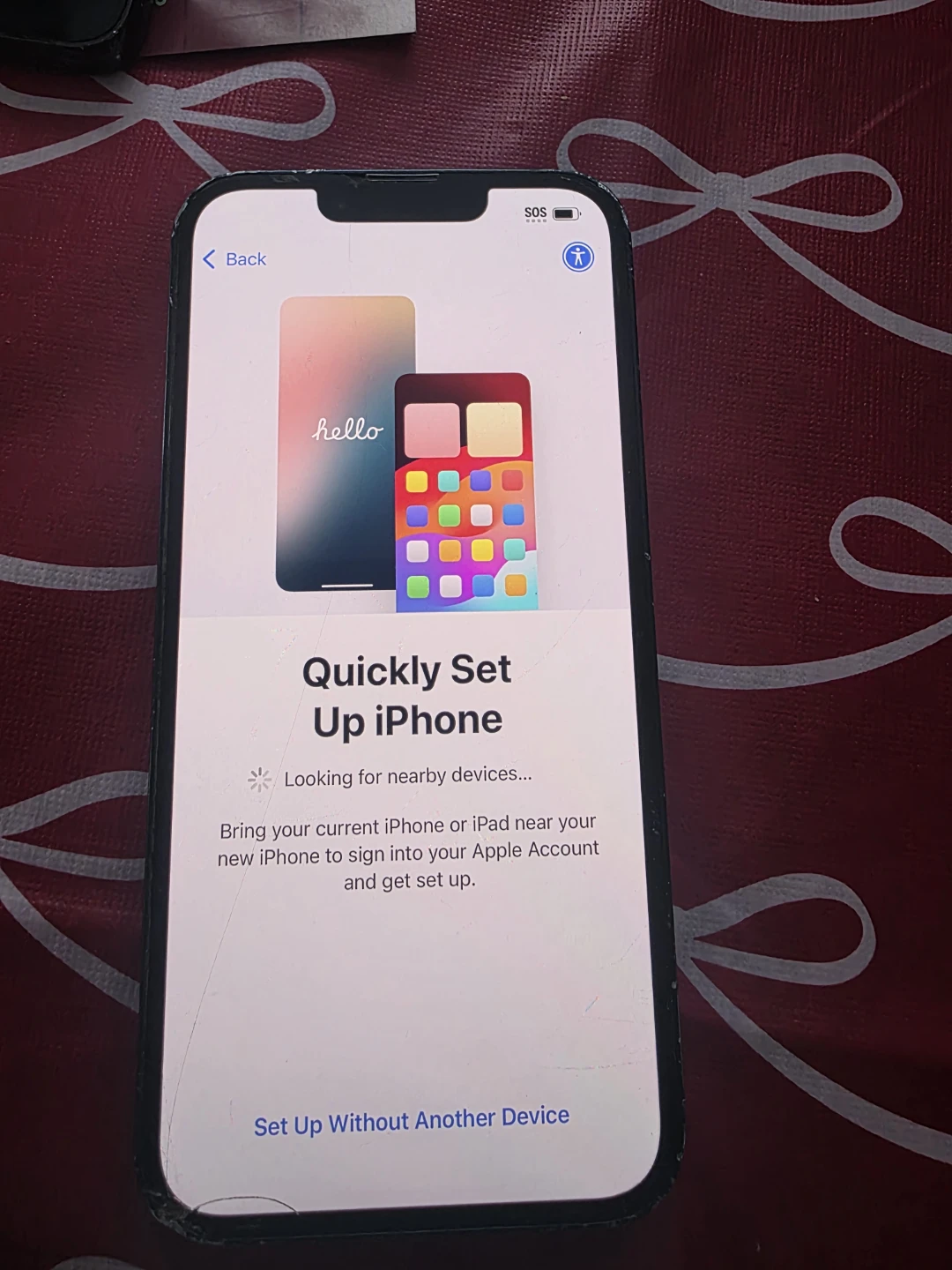 iPhone 14 - Damaged back screen