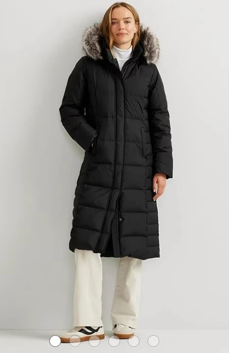Eddie Bauer BNWT down duffel coat, size Medium Petite