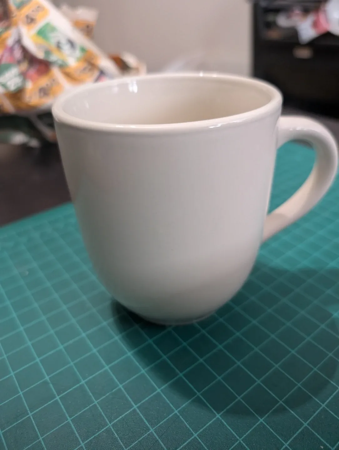 White Stoneware Mug - Dishwasher & Microwave Safe