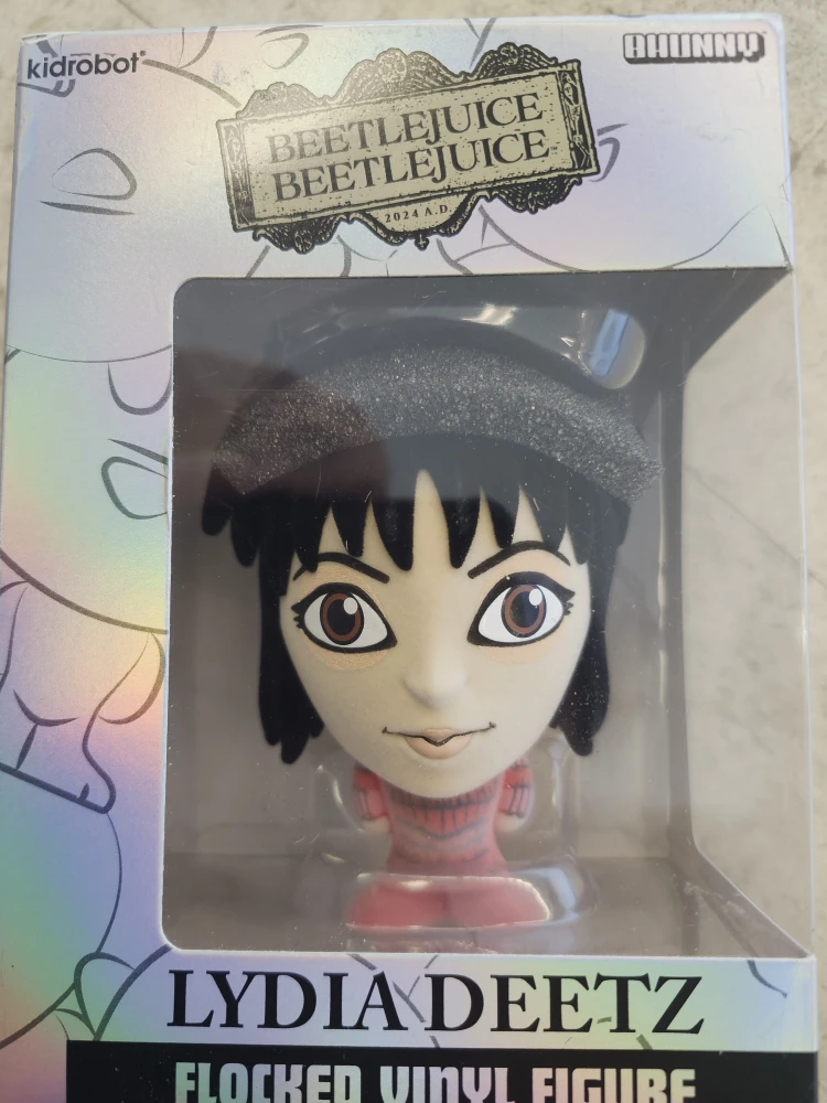 Kidrobot Beetlejuice Lydia Deetz Flocked Vinyl Figure