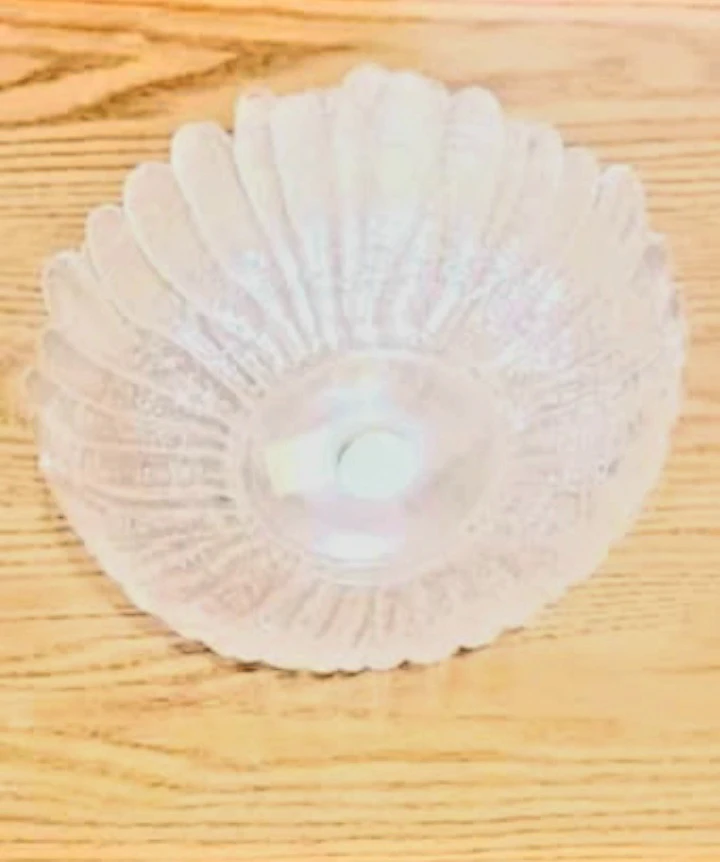 New German Annahutte Crystal Serving Tray - photo 4