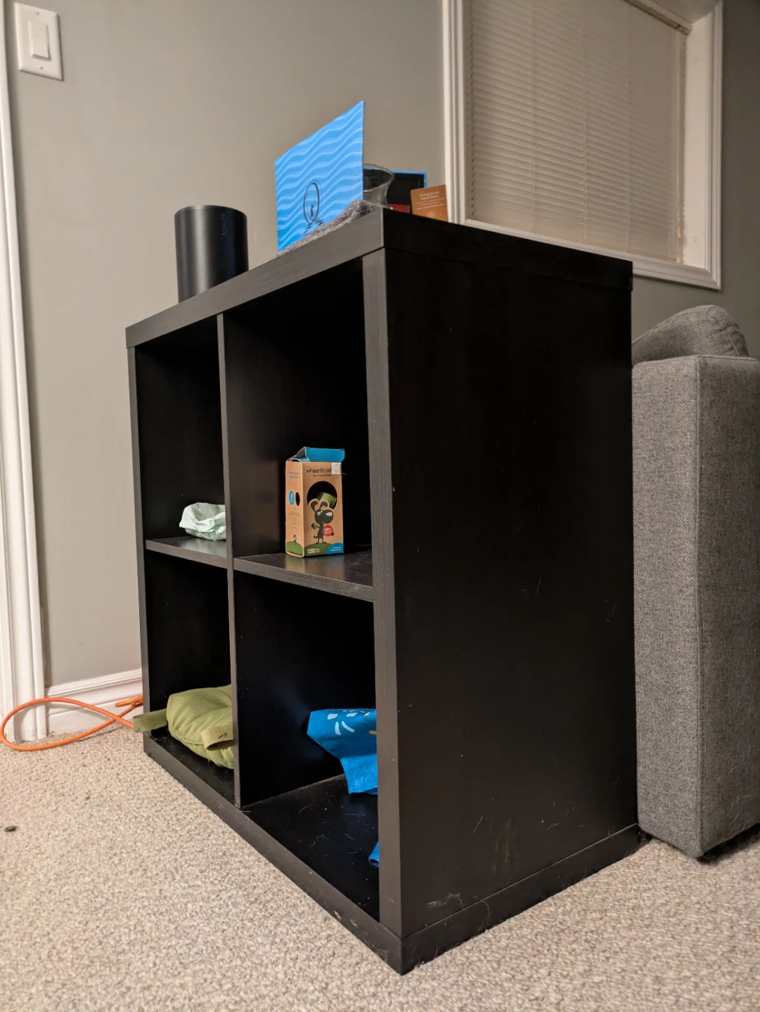 Black IKEA Kallax Shelf Unit - *MOVING, NEED GONE* - photo 2