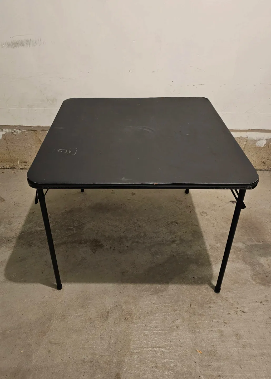 Folding Square Table - Black, 33" image indicator(2)