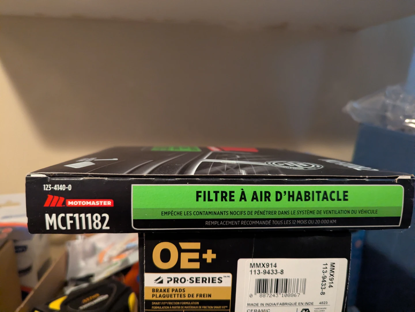 OE+ Pro-Series Brake Pads & Motomaster Cabin Air Filter - photo 2
