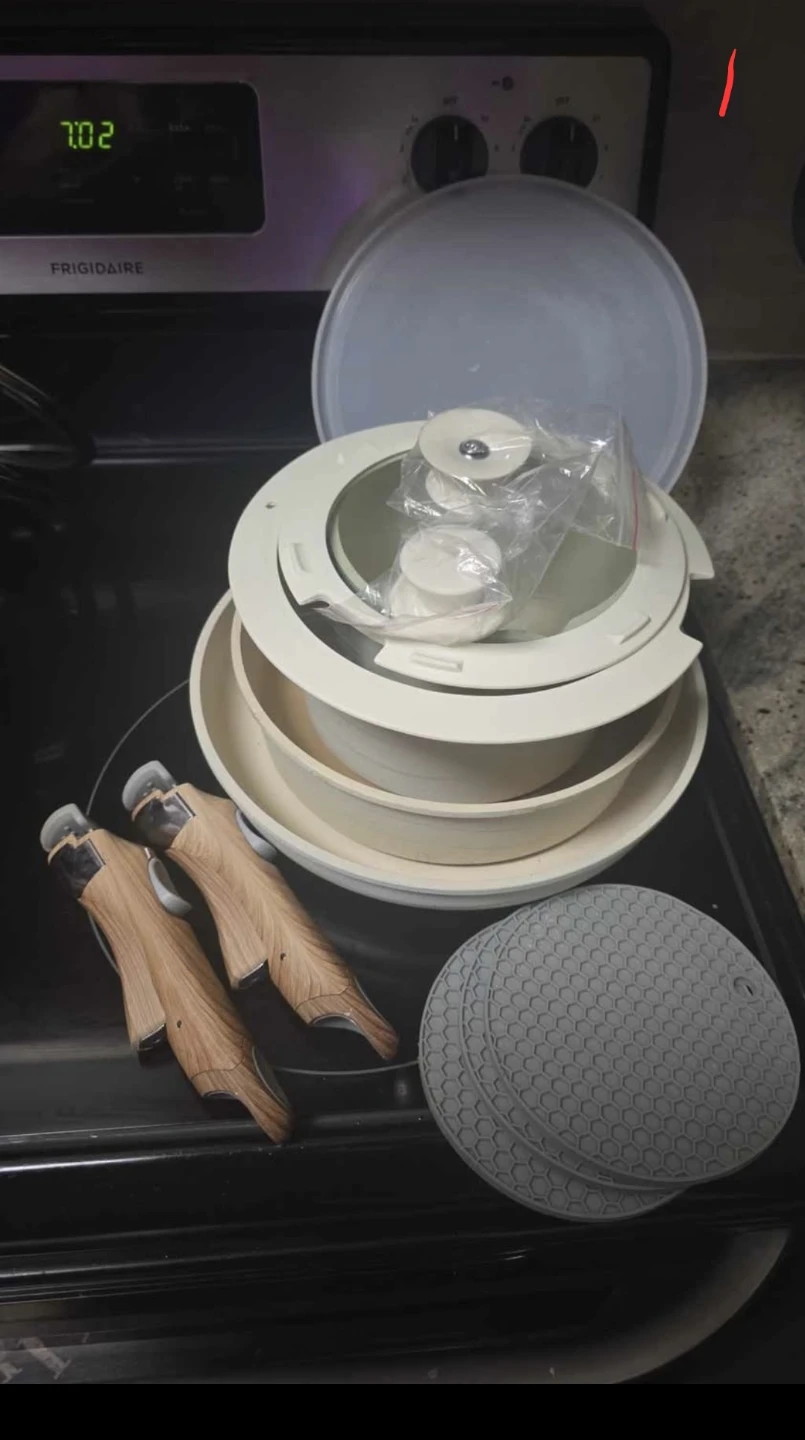 13 piece cooking pot set -kitchen