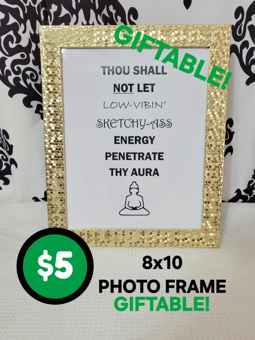 Gold Mosaic Picture Frame