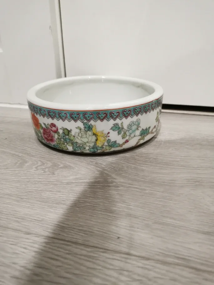 Vintage Floral Porcelain Bowl image indicator(3)