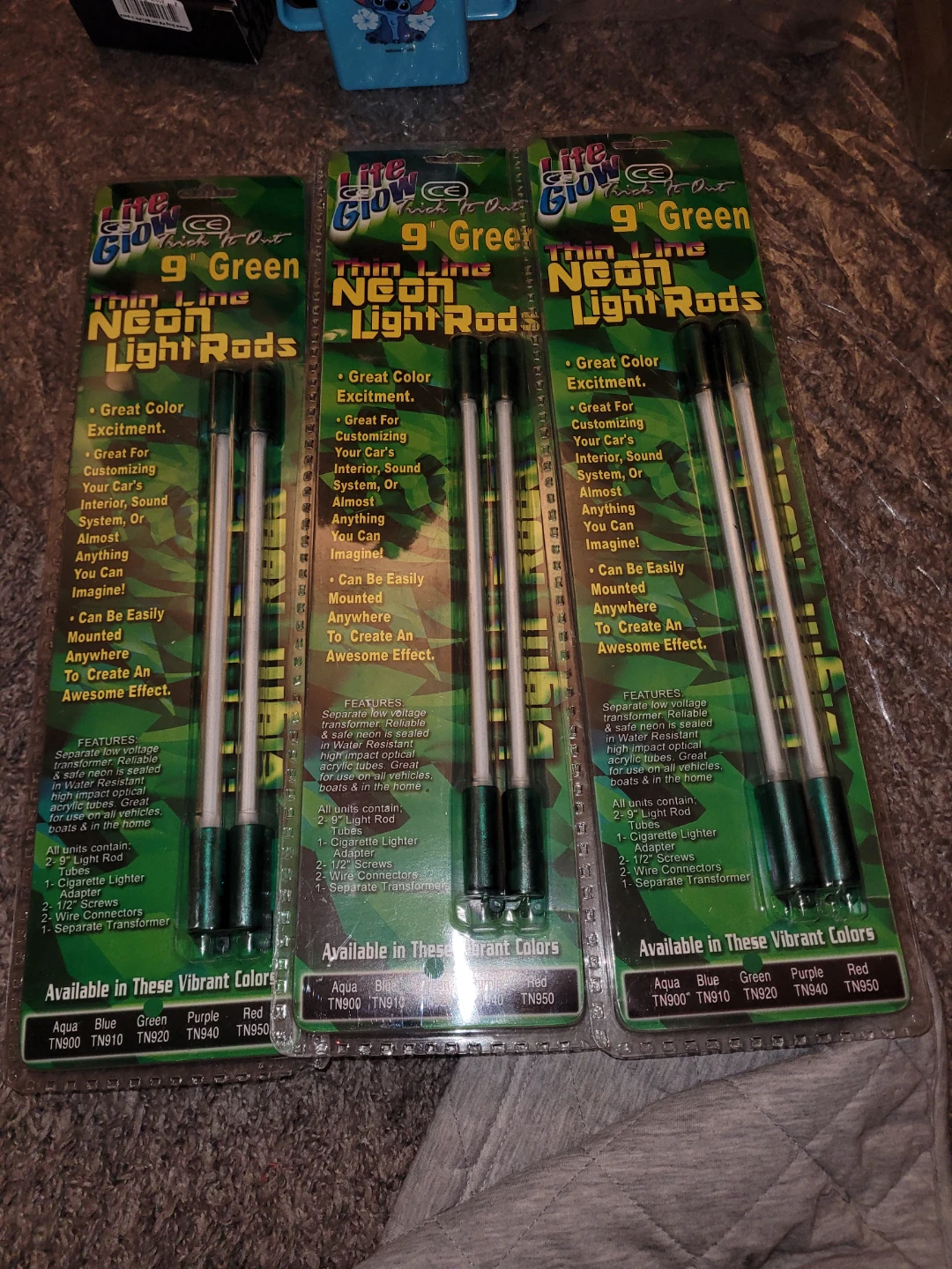 Lite Glow 9" Green Neon Light Rods - photo 2