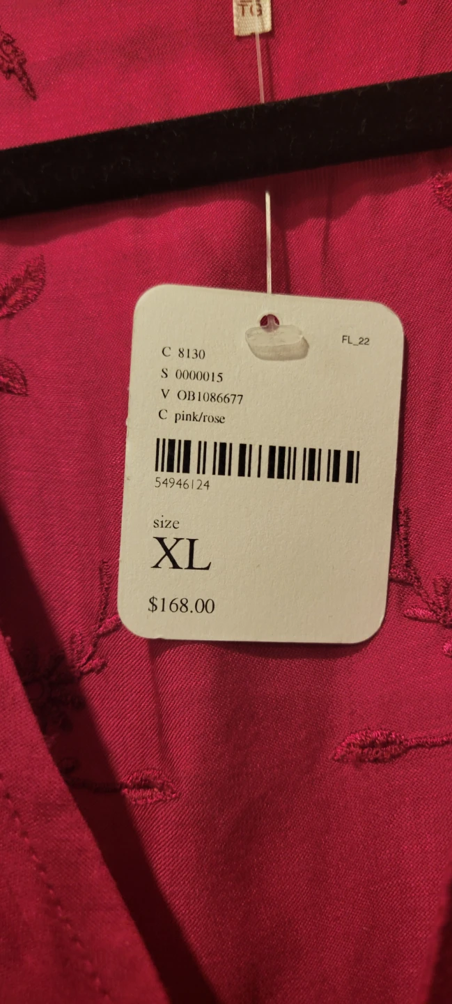 Free People Pink/Rose Embroidered Dress XL - photo 4